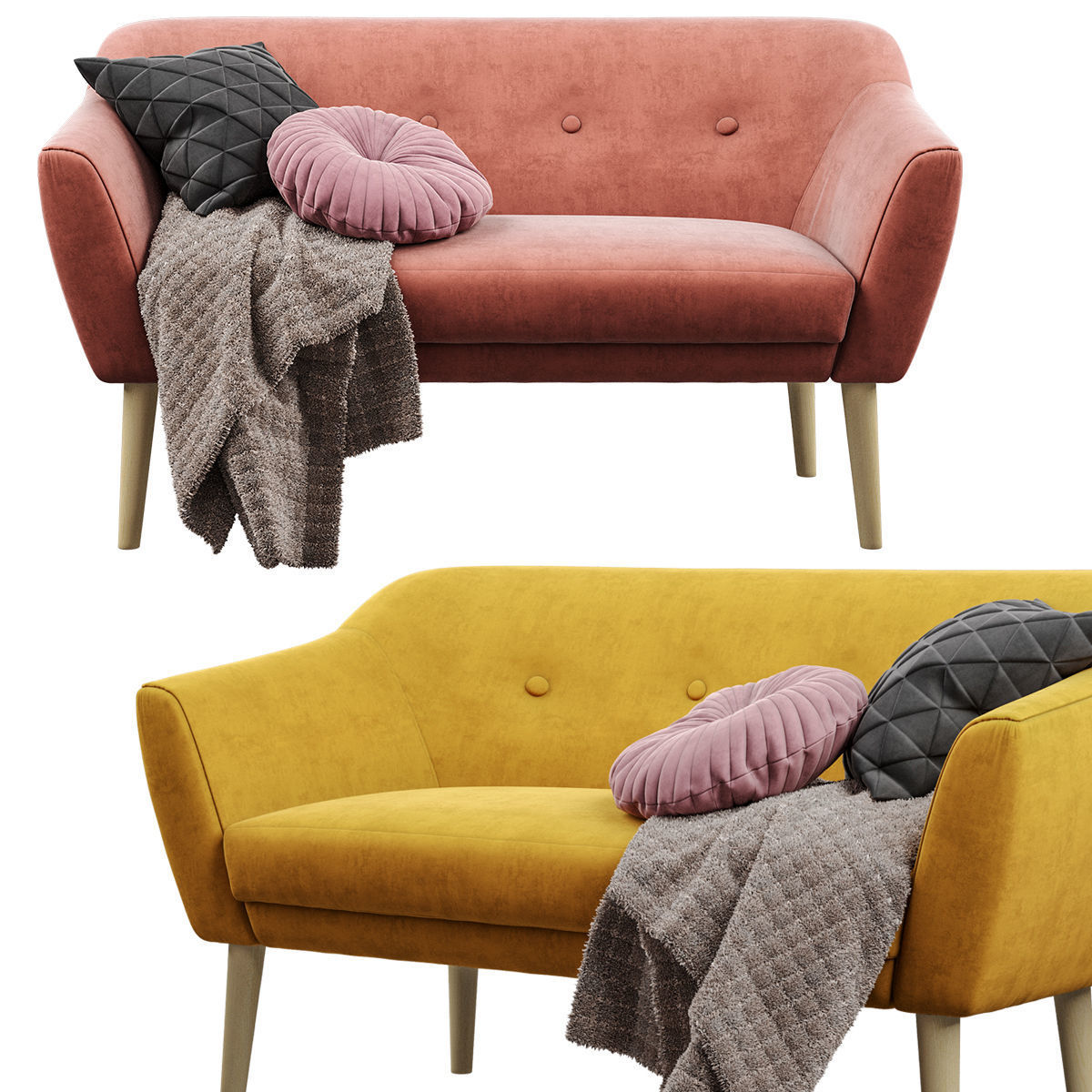 Sofa Signal Bergen 2 3D model_1