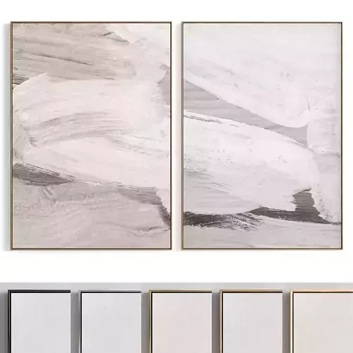 Plaster Two Photo Frame 145