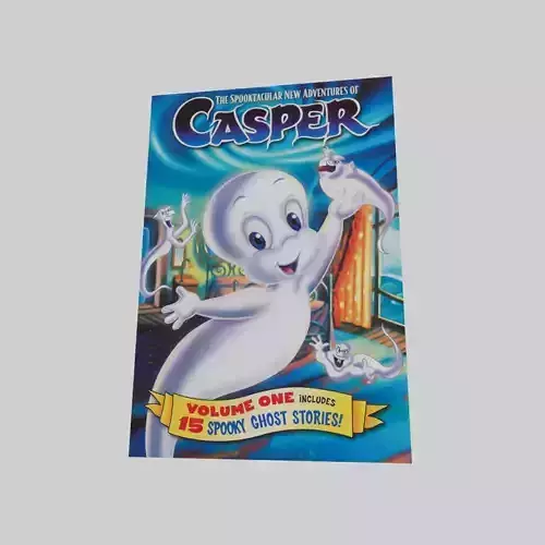Casper poster Low-poly 3D model