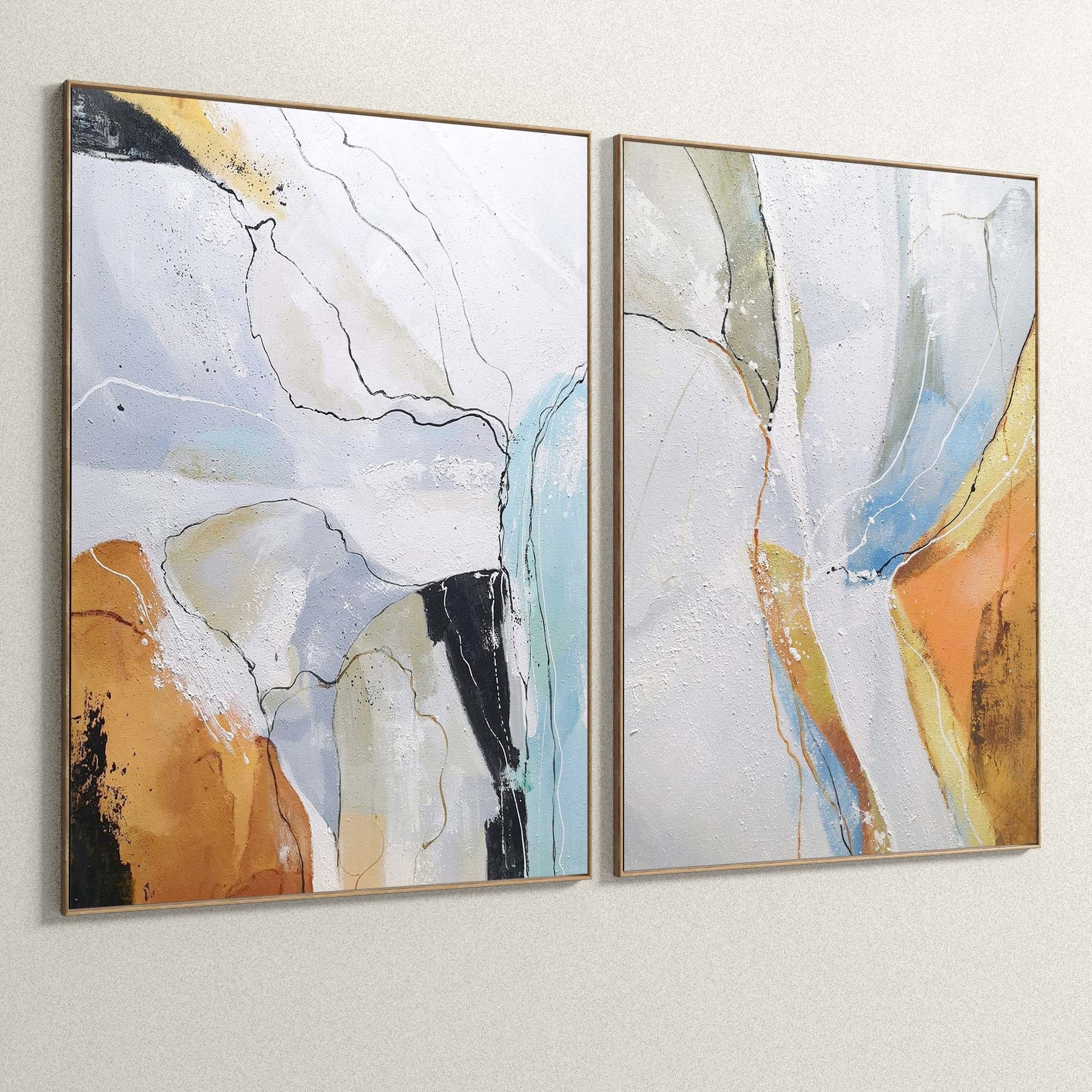 Plaster Two Photo Frame 146 Low-poly 3D model_3