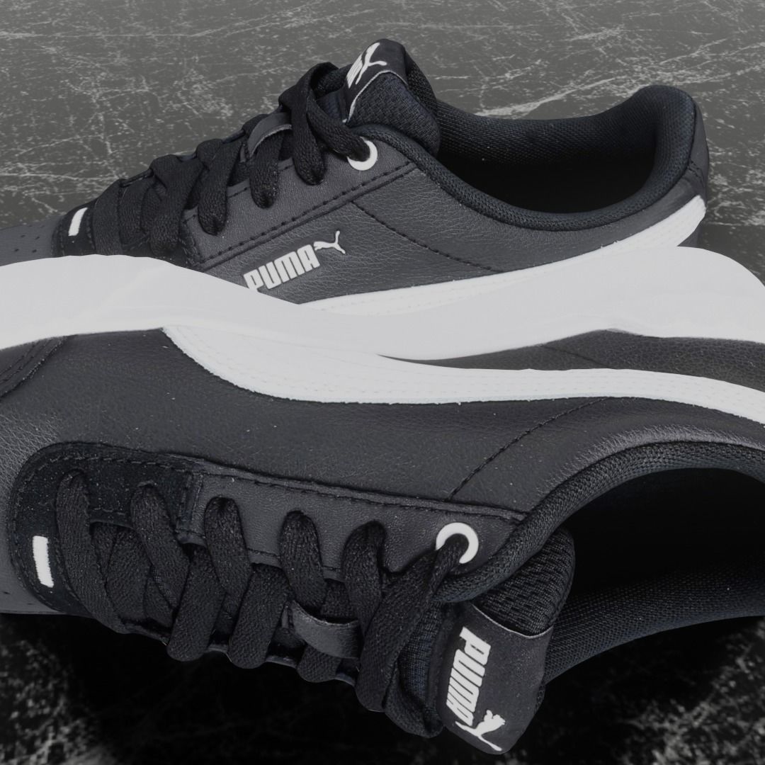 PUMA 3D SHOES - WHITE - BLACK Low-poly 3D model_9