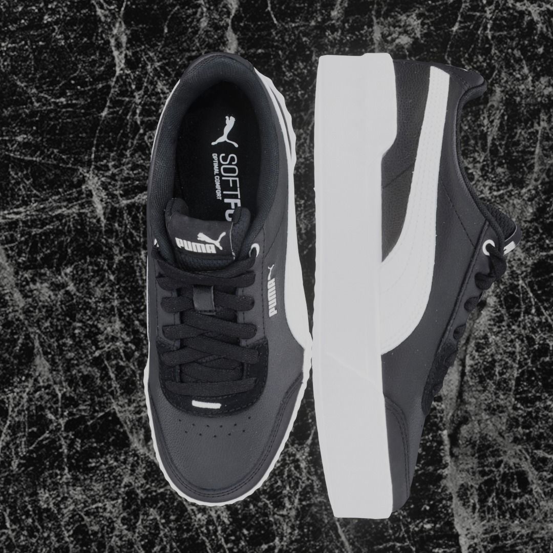 PUMA 3D SHOES - WHITE - BLACK Low-poly 3D model_2