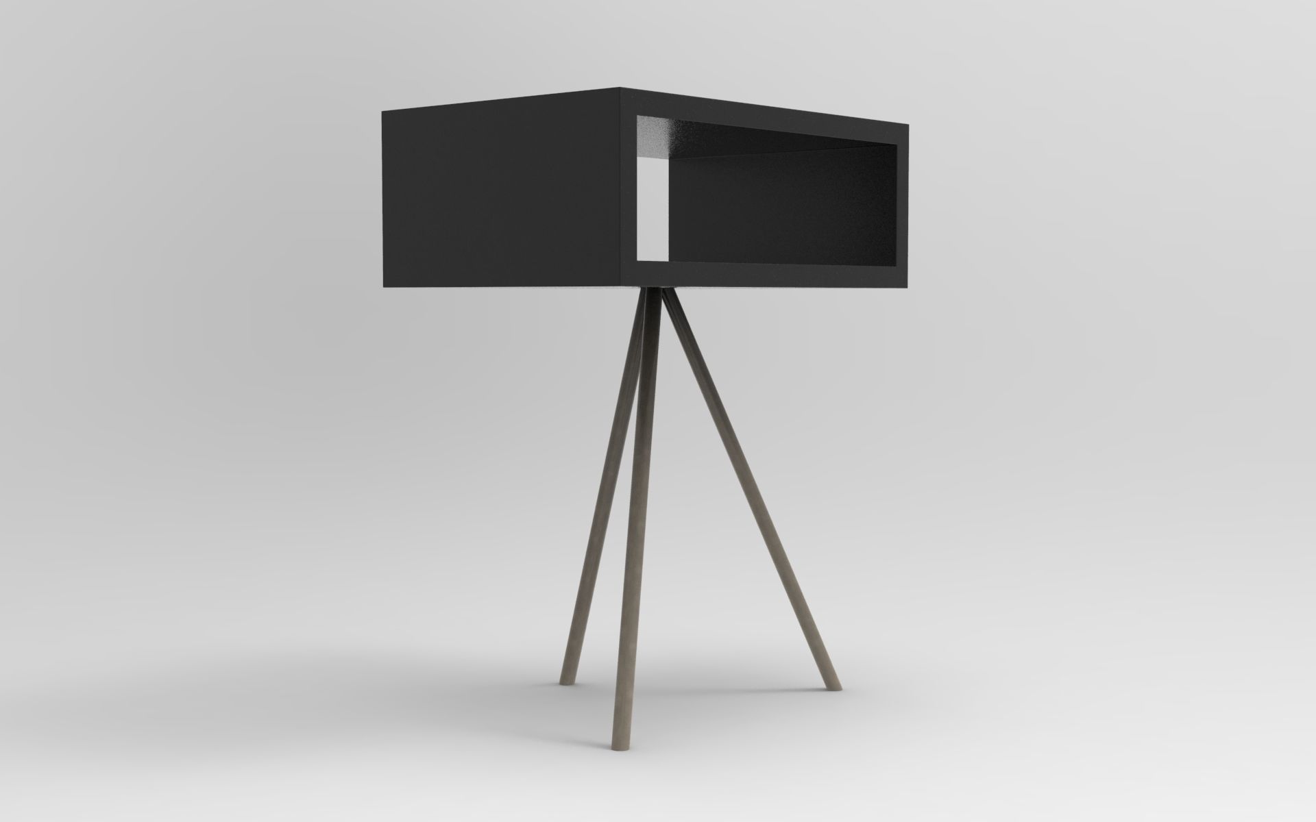 Zoya Side Table Low-poly 3D model_2