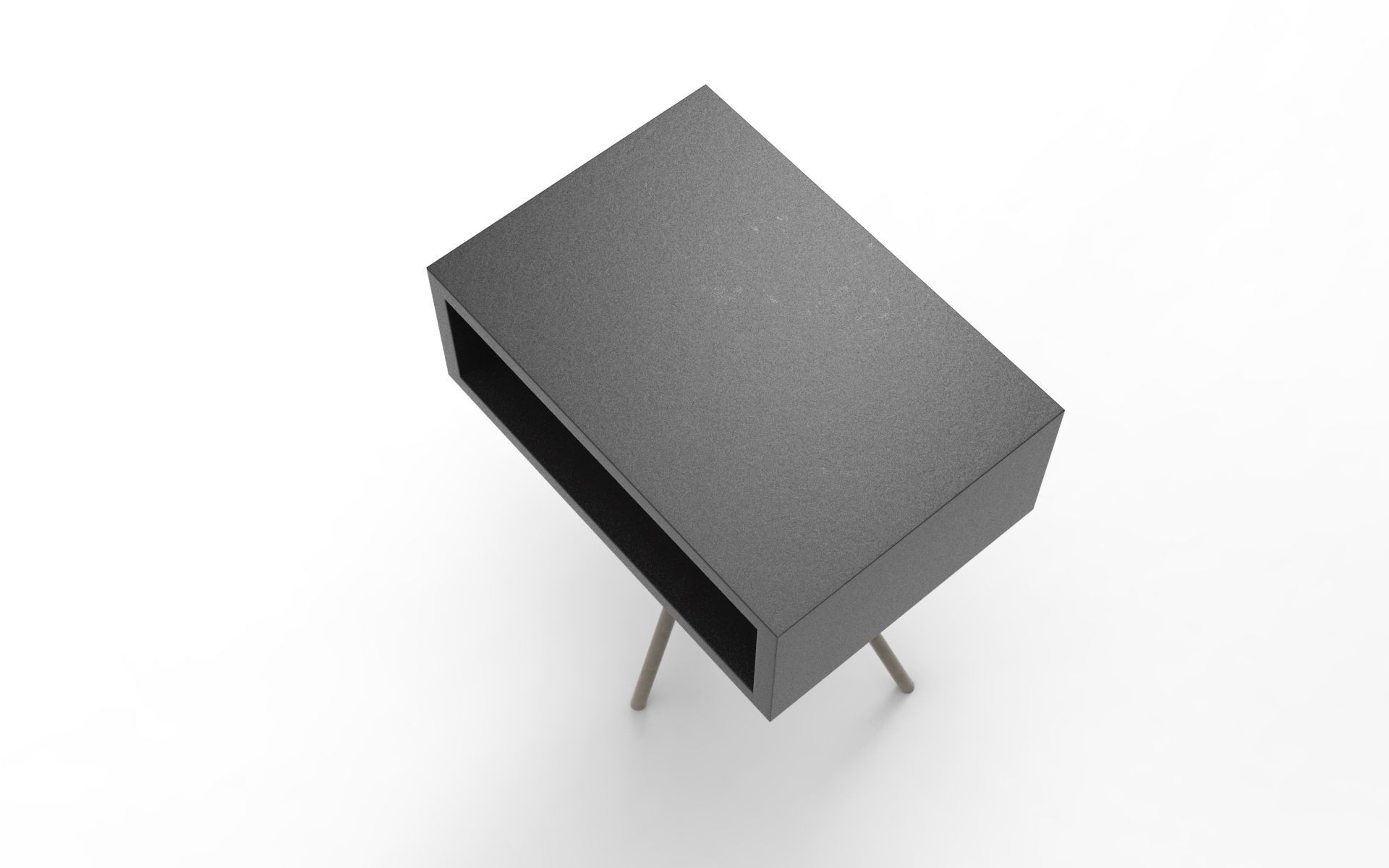 Zoya Side Table Low-poly 3D model_3