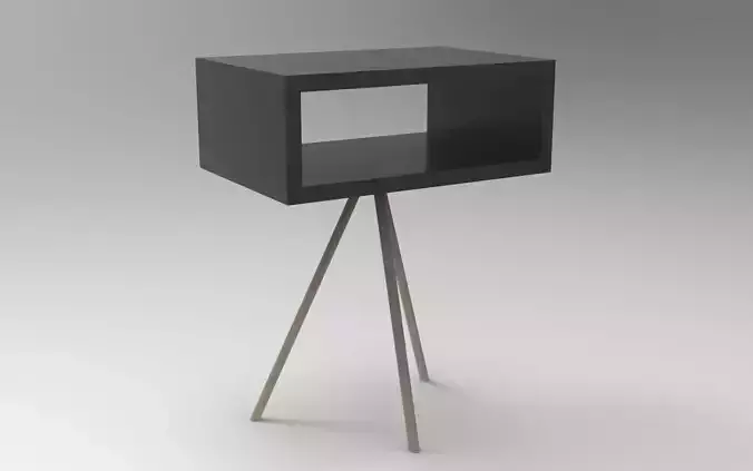 Zoya Side Table Low-poly 3D model