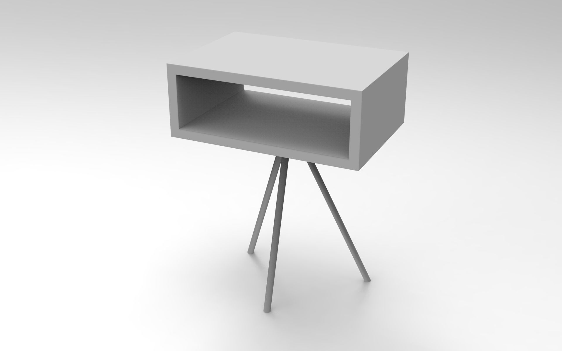 Zoya Side Table Low-poly 3D model_8
