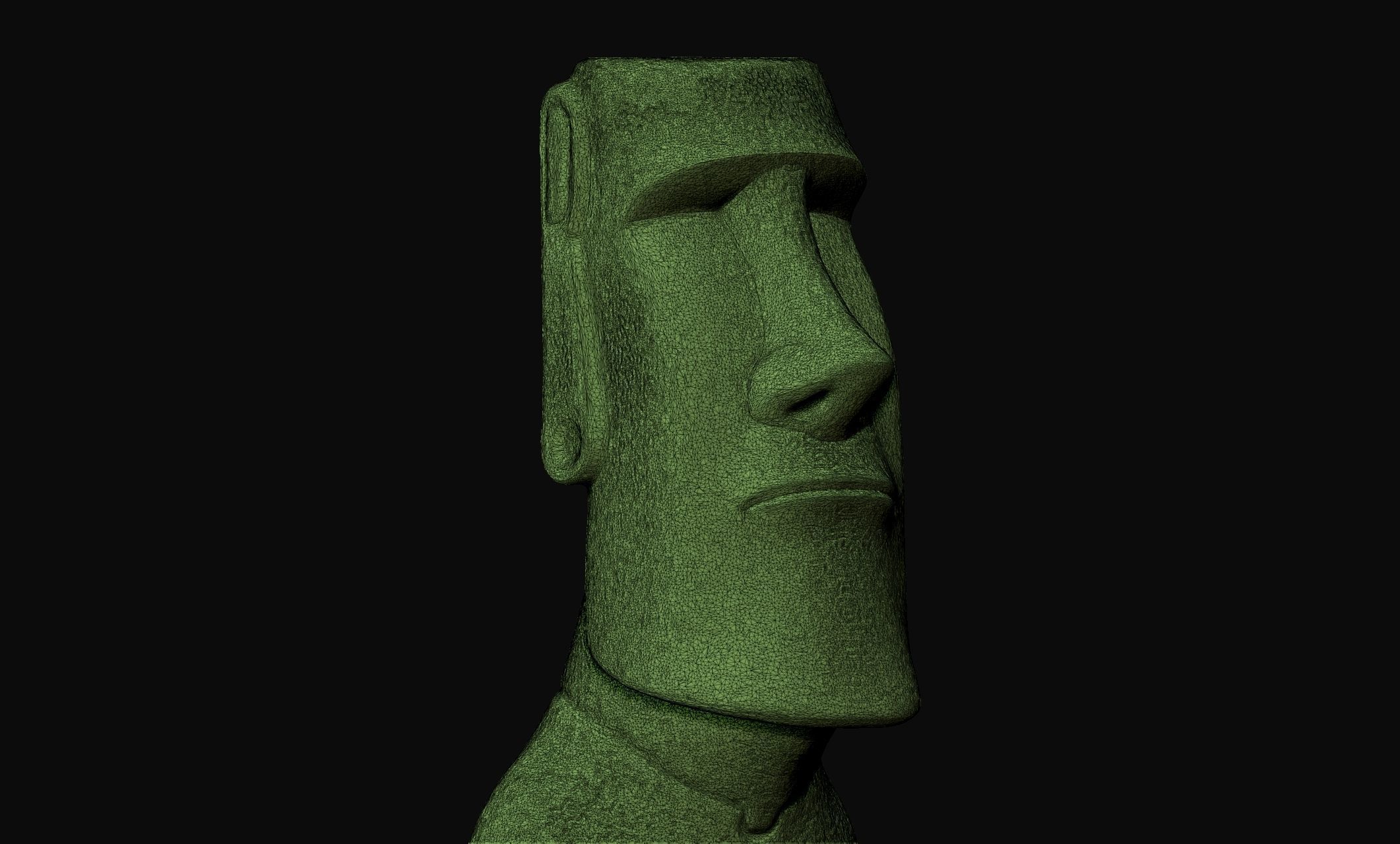 Moai Paro - Ahu Te Pito Kura 3D print model_17