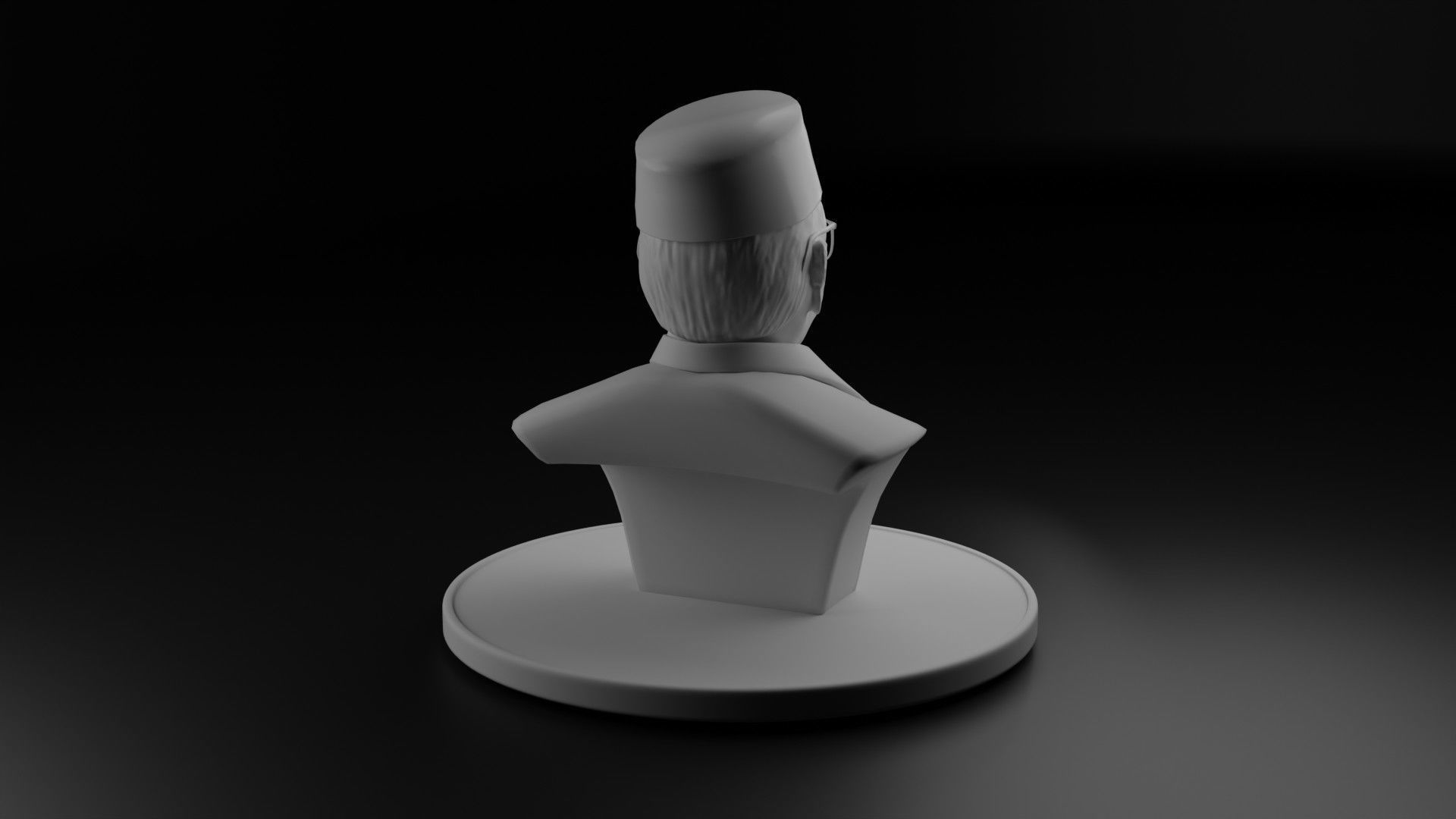 President Gus Dur 3D model_5