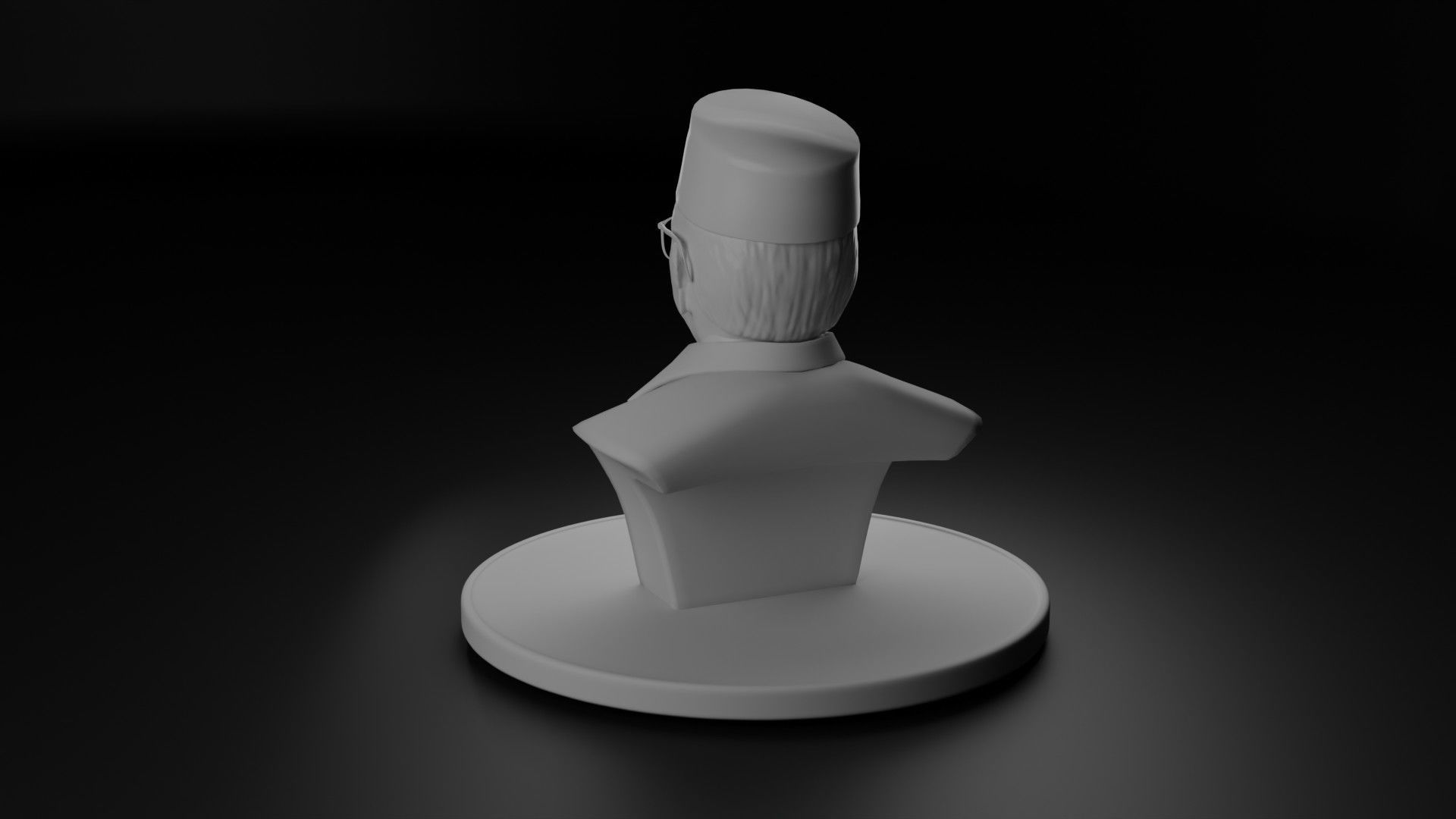 President Gus Dur 3D model_6