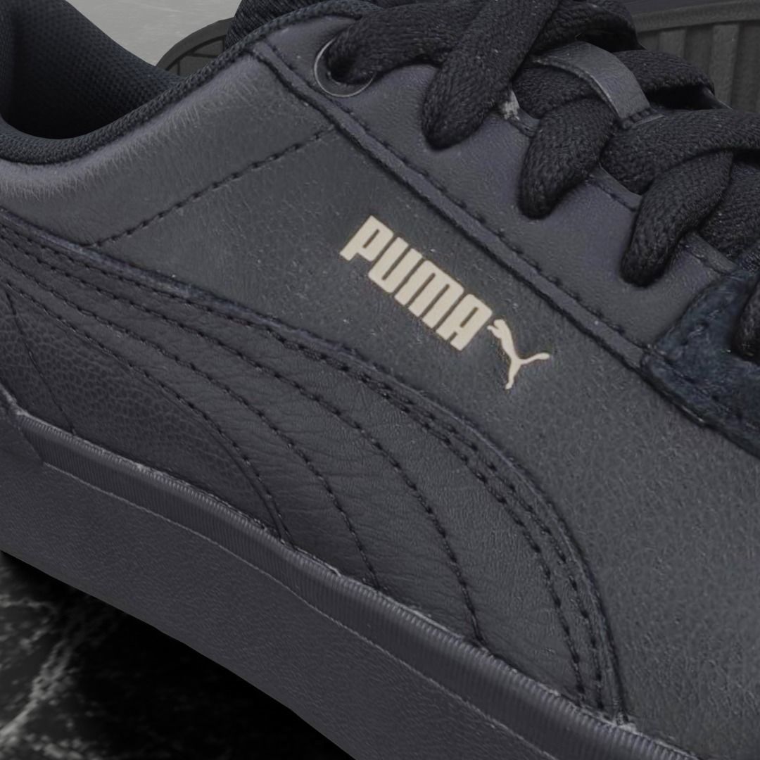 Puma 3D Shoes - Gold - Black - Soft Foam Low-poly 3D model_8