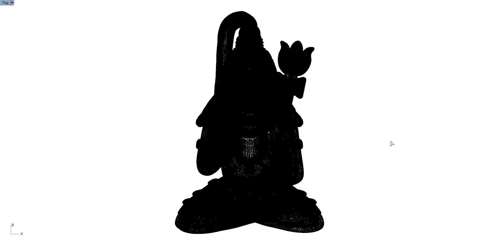LORD SIVA PENDENT 3D print model_8