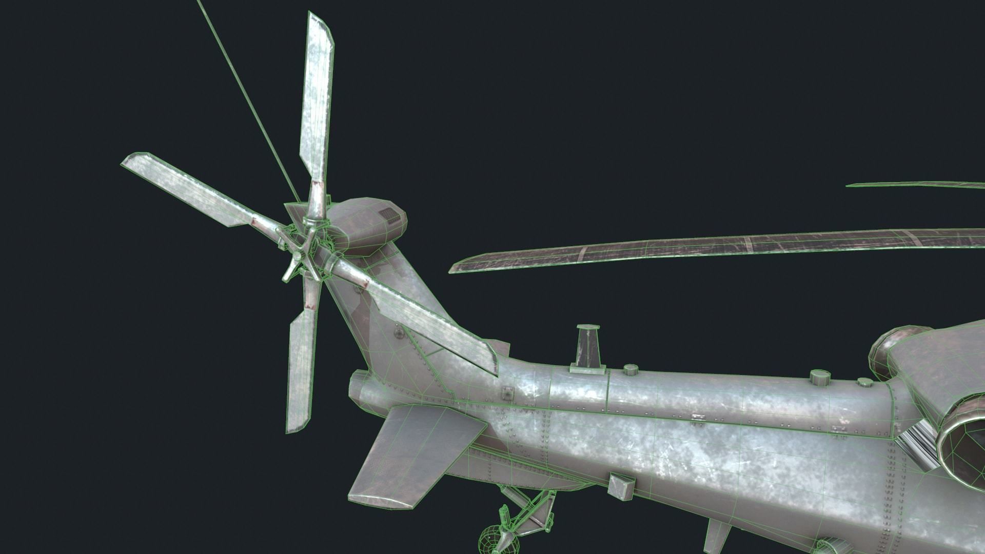 CAIC WZ-10 Low-poly 3D model_11