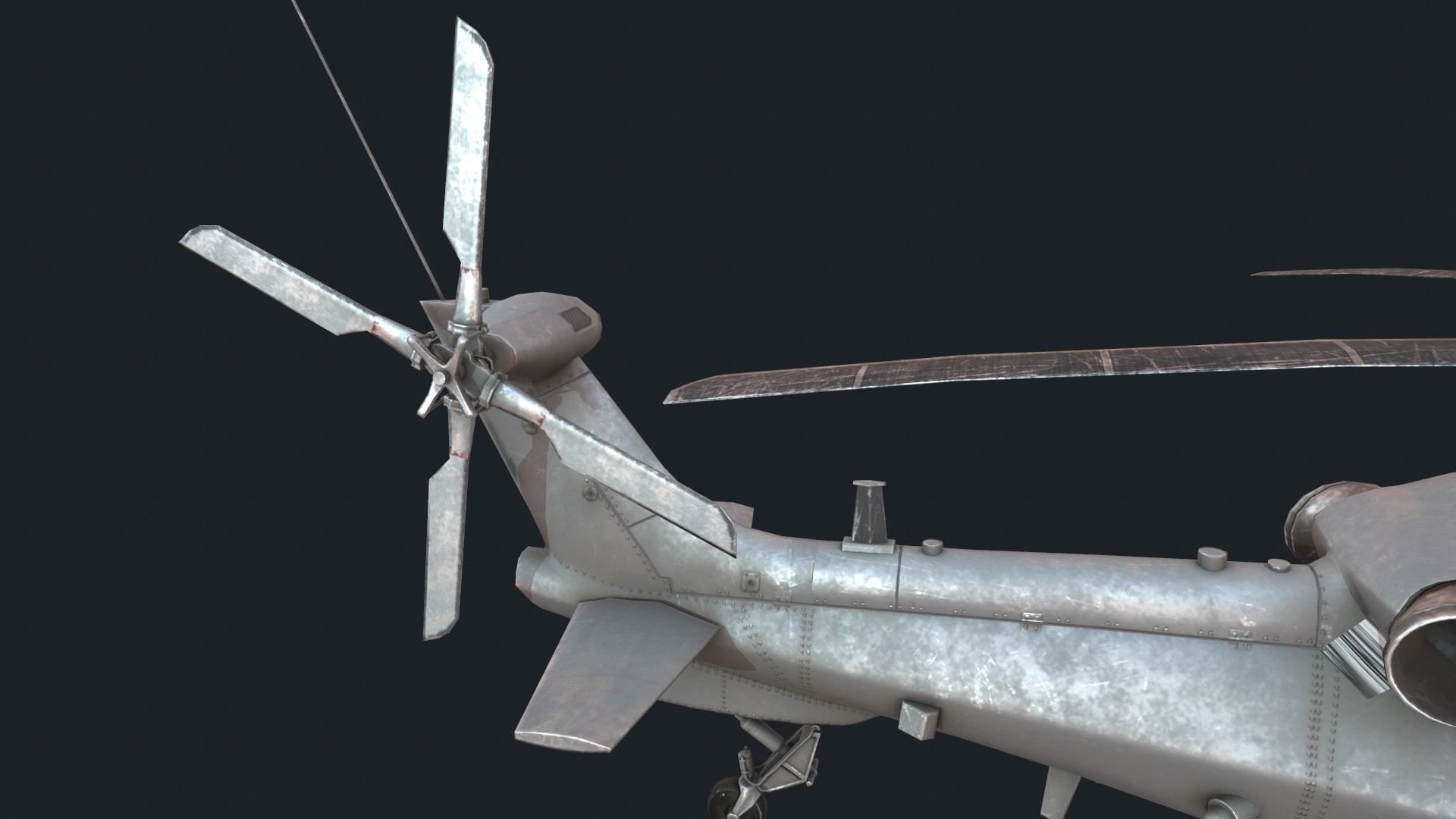 CAIC WZ-10 Low-poly 3D model_5