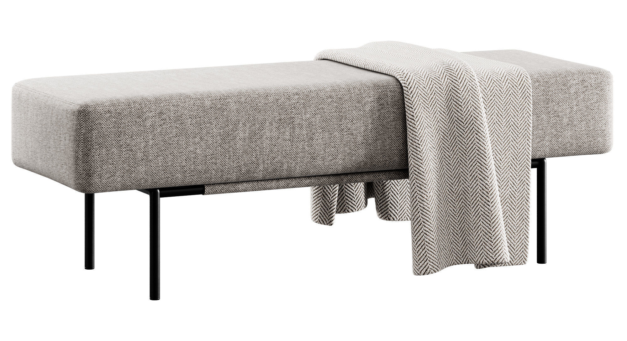 Bench by Bouclair 3D model_5