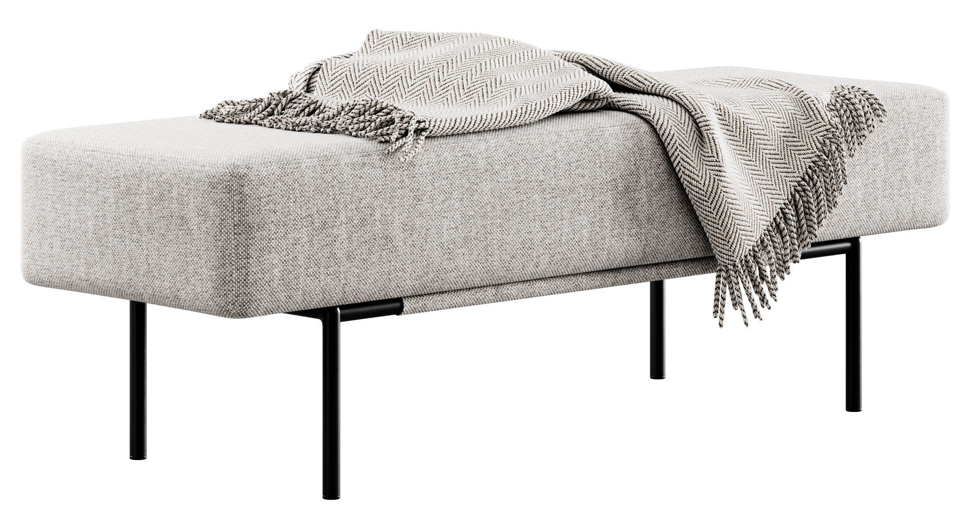 Bench by Bouclair 3D model_6