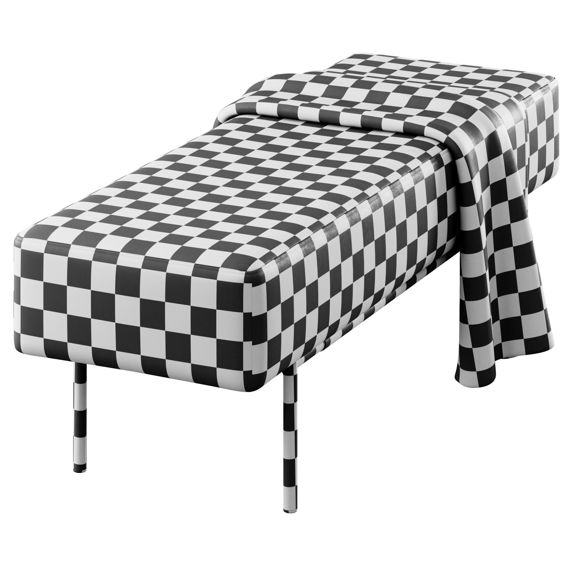 Bench by Bouclair 3D model_15