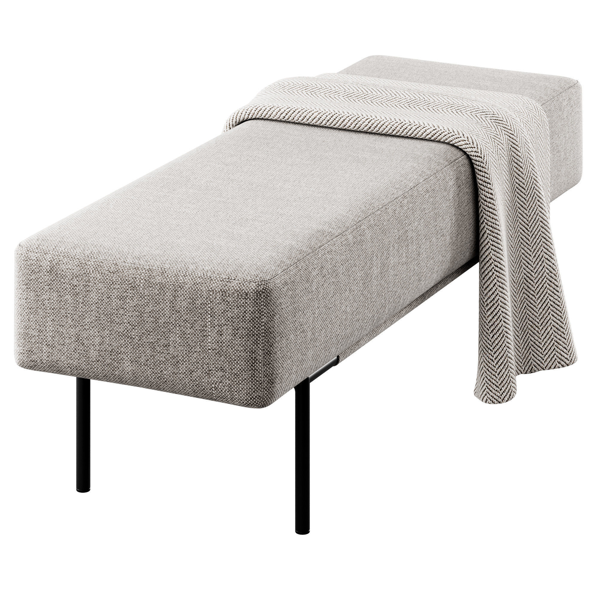 Bench by Bouclair 3D model_3