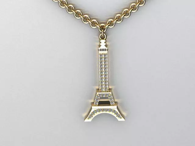 eiffel pendant 3D print model
