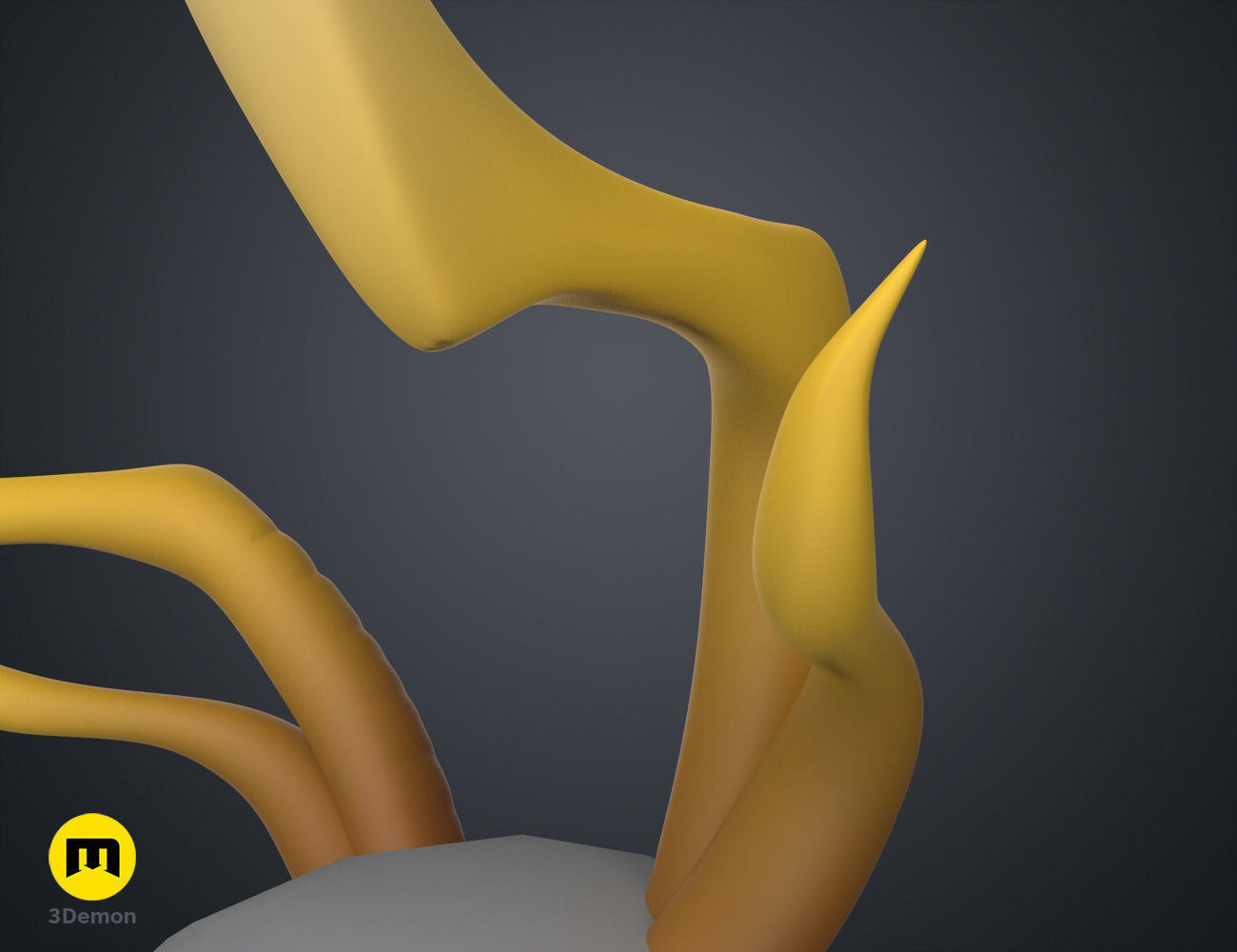 Zhonglis Horns - Genshin Impact 3D print model_6