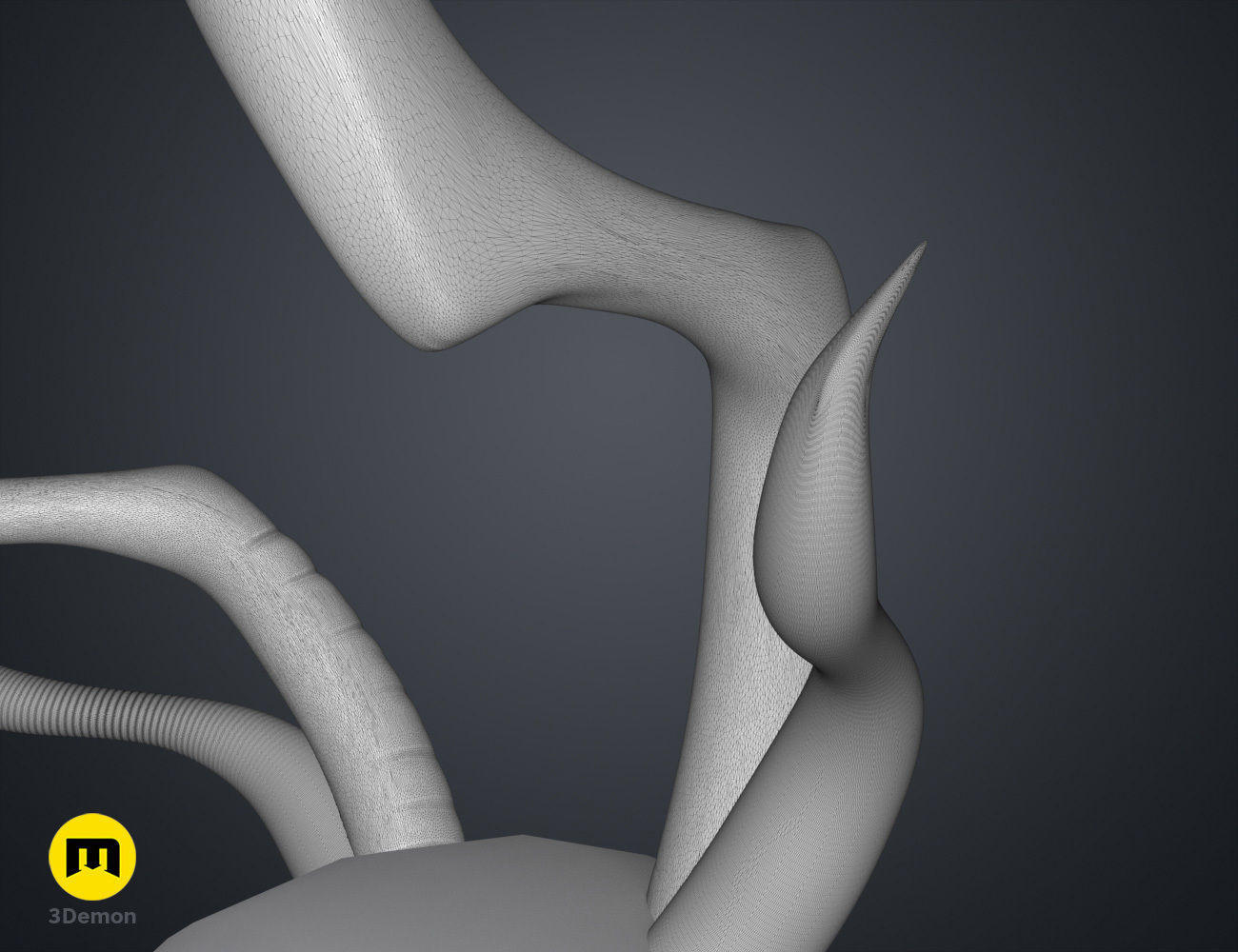 Zhonglis Horns - Genshin Impact 3D print model_15