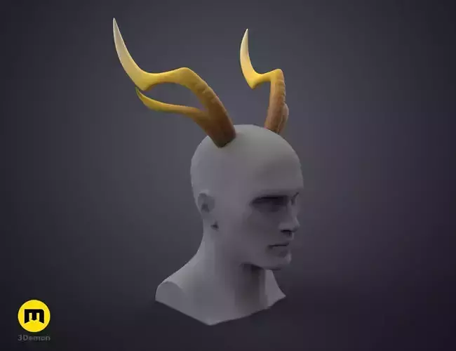 Zhonglis Horns - Genshin Impact 3D print model Zhonglis Horns - Genshin Impact 3D print model