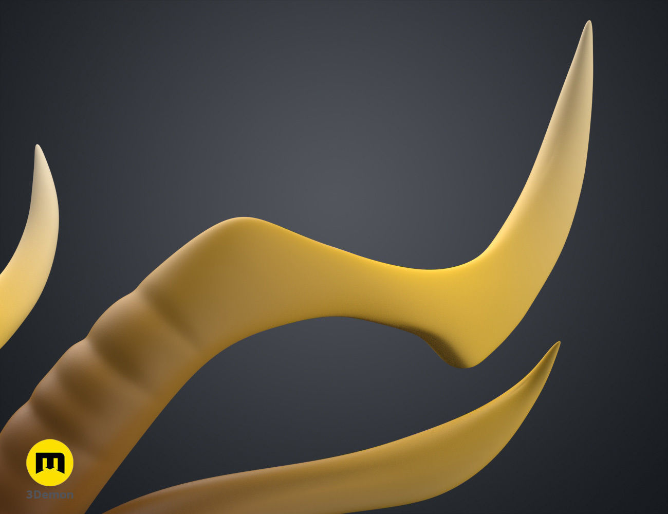 Zhonglis Horns - Genshin Impact 3D print model_5