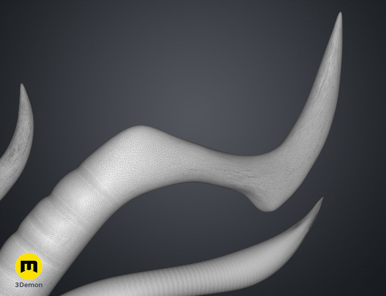 Zhonglis Horns - Genshin Impact 3D print model_13