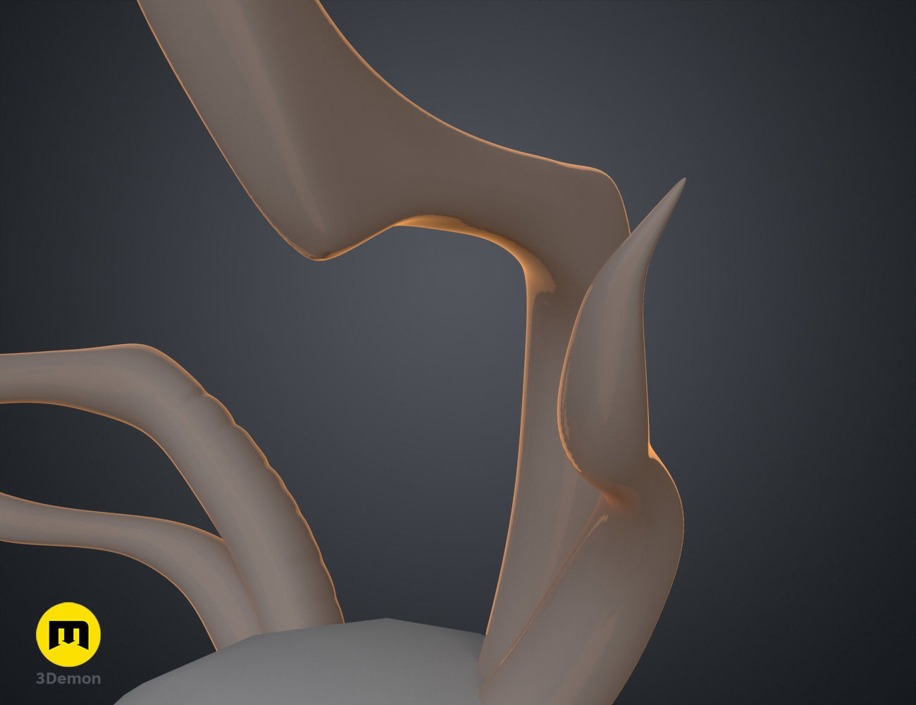 Zhonglis Horns - Genshin Impact 3D print model_14