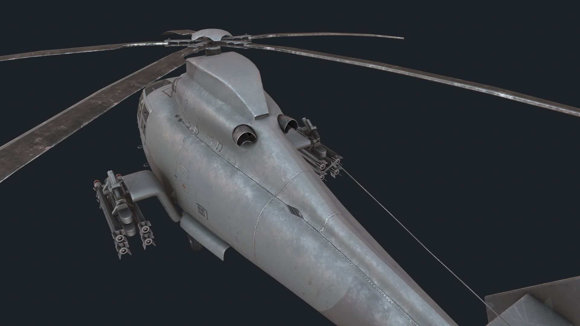 Harbin Z-9 Low-poly 3D model_3