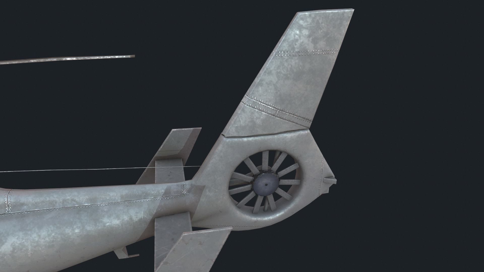 Harbin Z-9 Low-poly 3D model_4