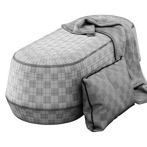 Mariner Oval Bench 3D model 6