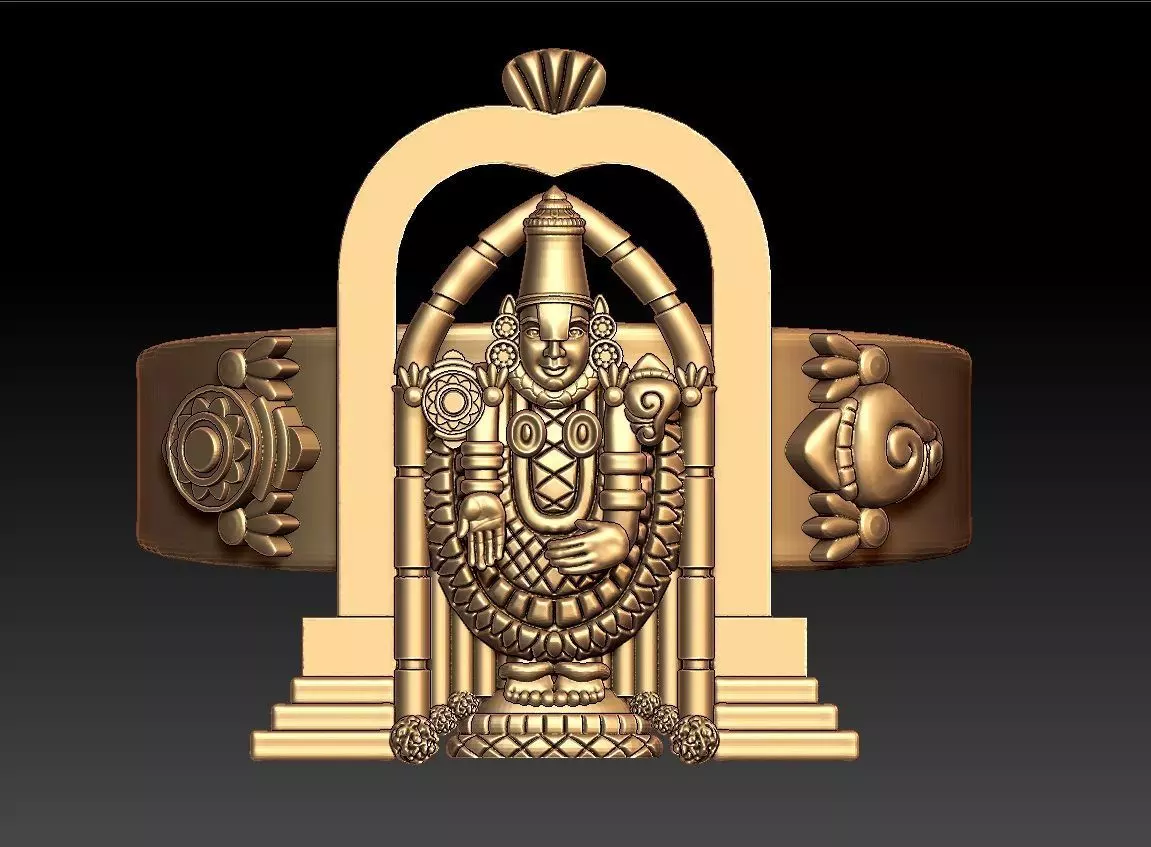 BALAJI RING 3D print model
