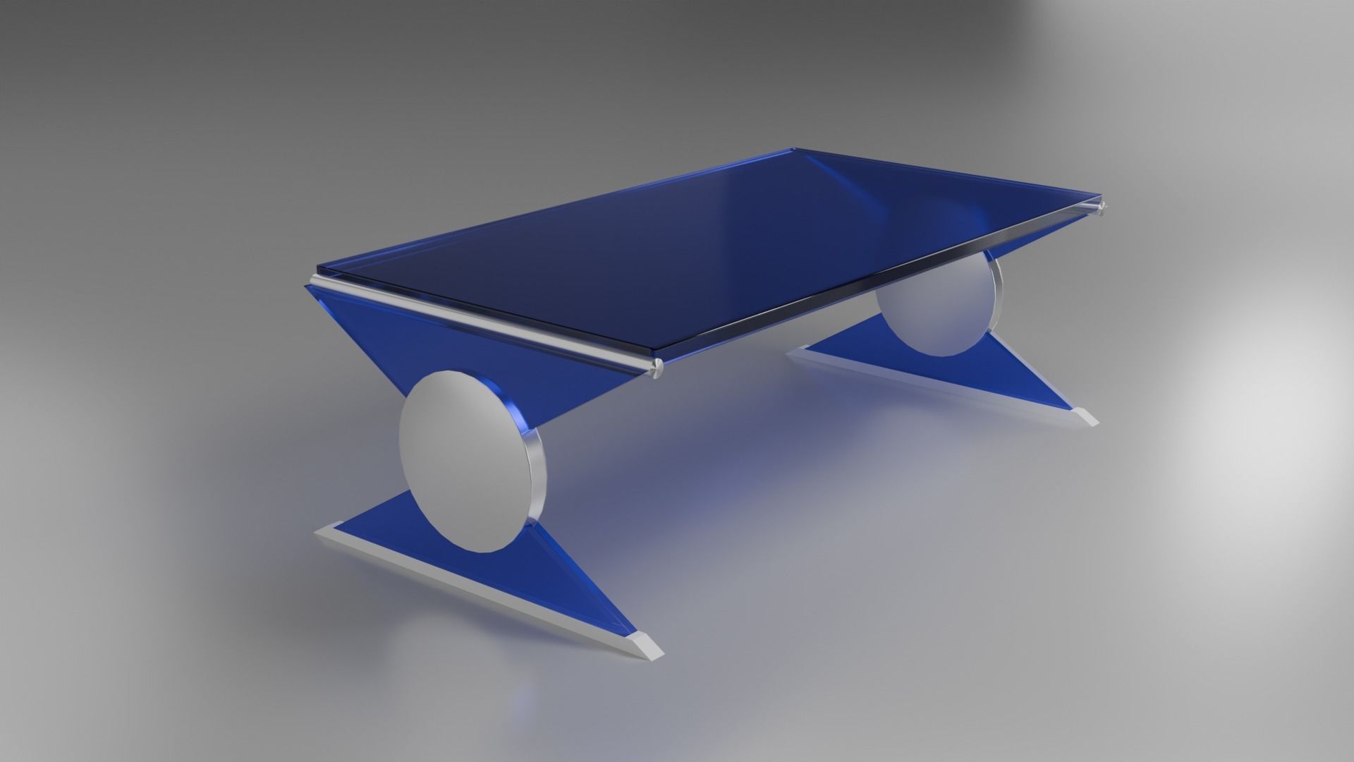 Folding Table 3D model_1