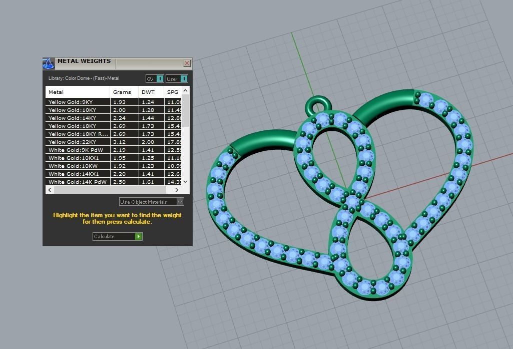 heart pendant 3D print model_5