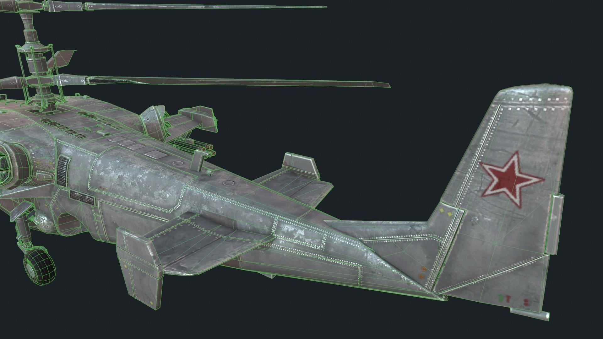 Military helicopter pack Low-poly 3D model_27