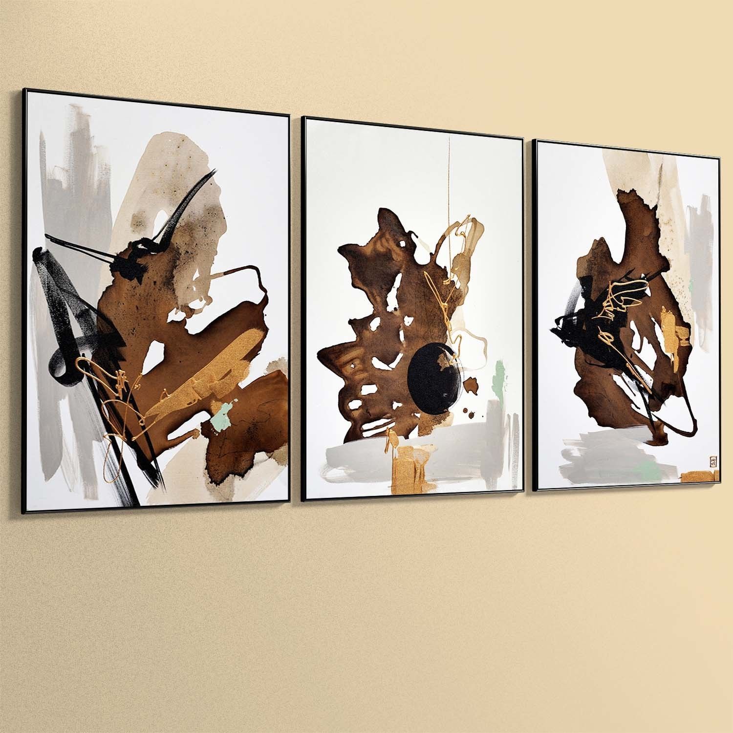 Abstract Painting Set of 3 pieces - No 12 Low-poly 3D model_3