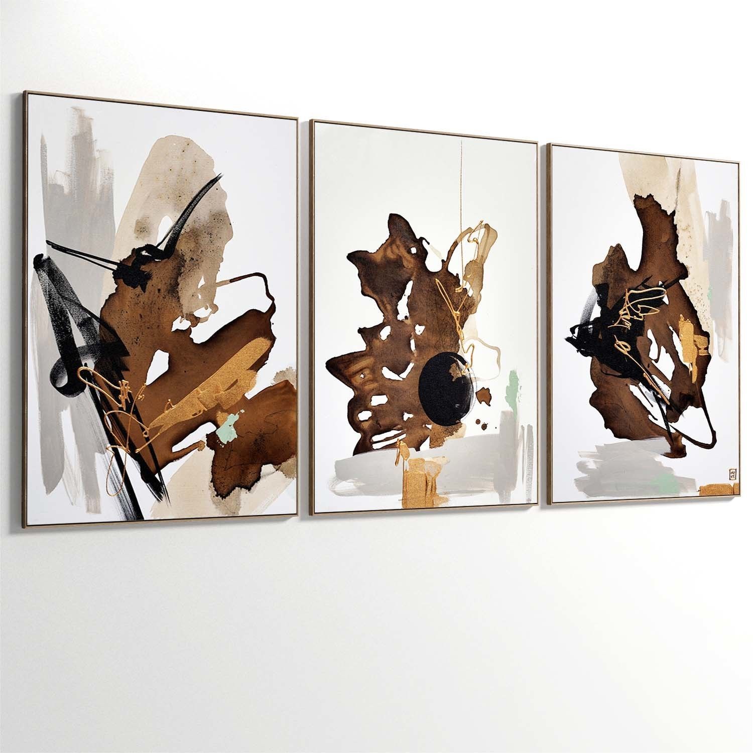 Abstract Painting Set of 3 pieces - No 12 Low-poly 3D model_1