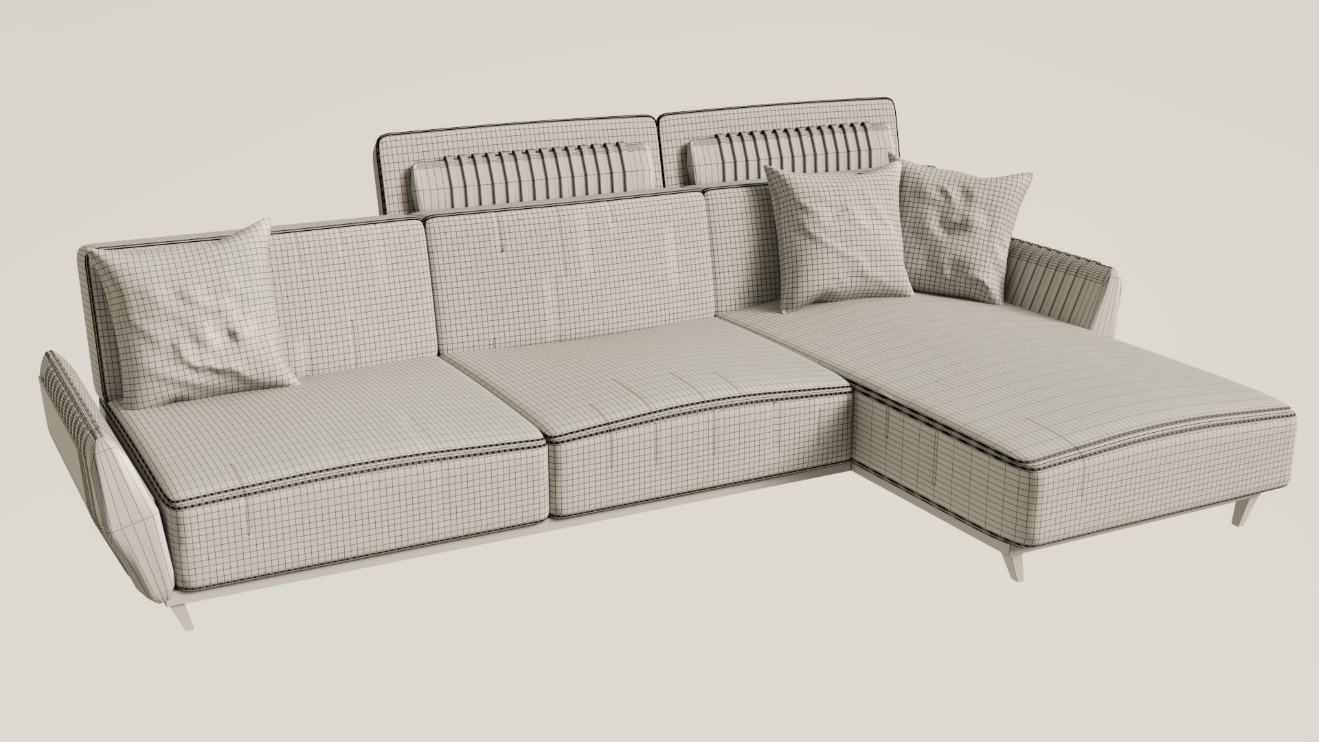 Sofa settee also called sofa 3D model_5