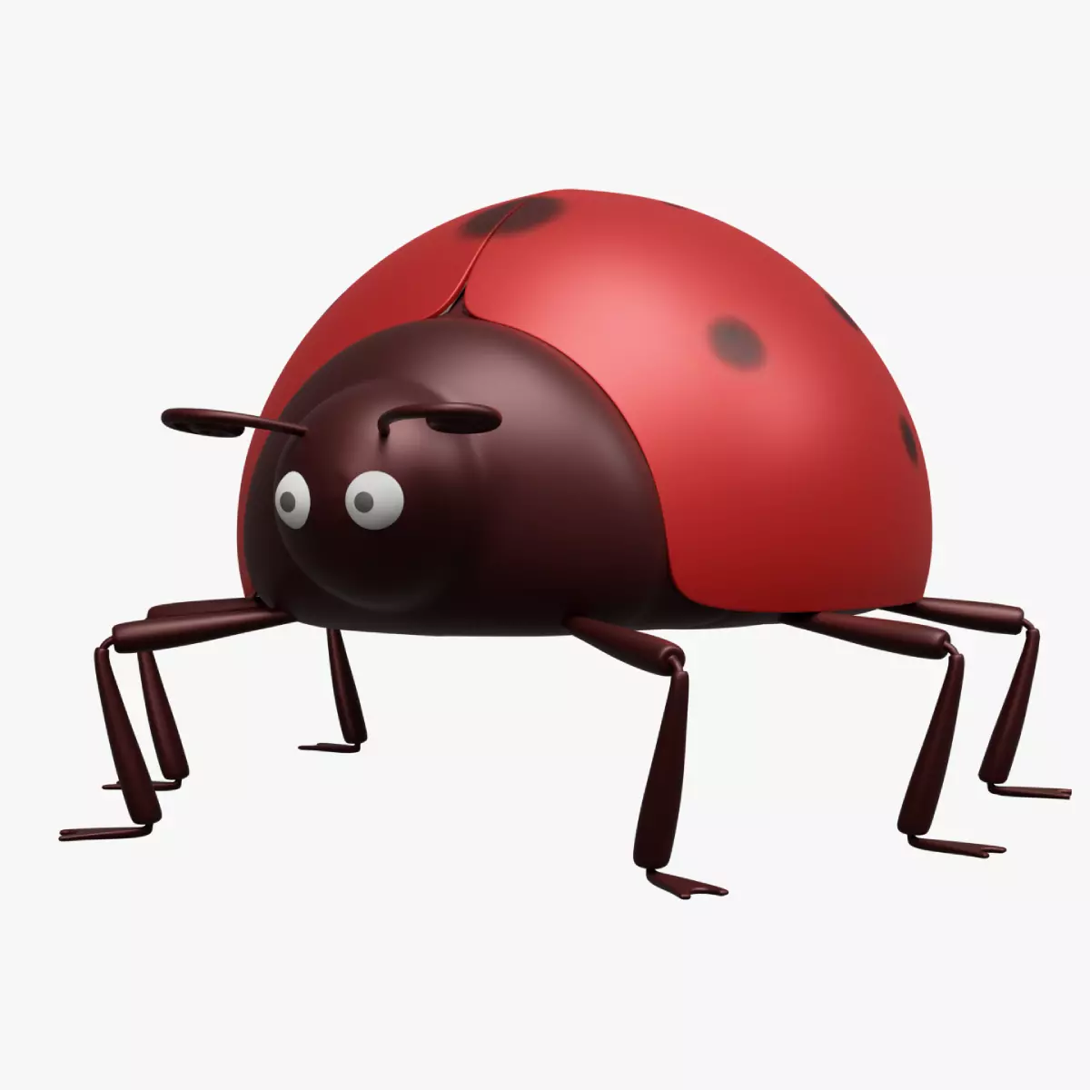 LadyBug Rigged Model 3D model_0