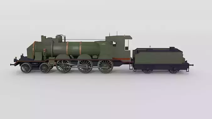 Historical Swiss steam locomotive