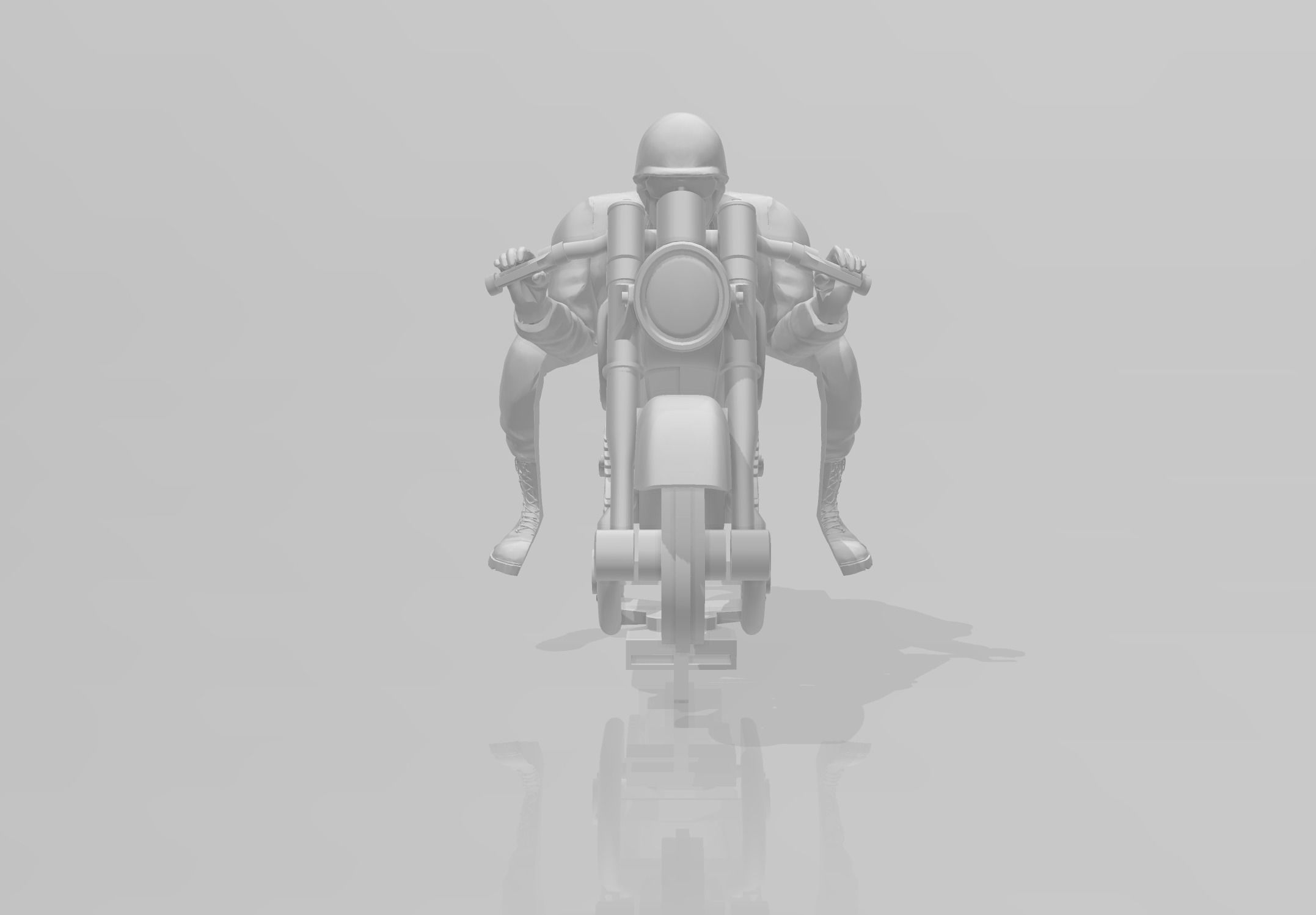 Reprint of the Aurora Thundercycle Slotcar 3D print model_9