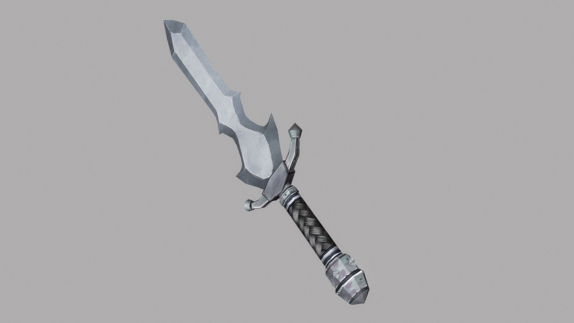 Sword Low-poly 3D model_2