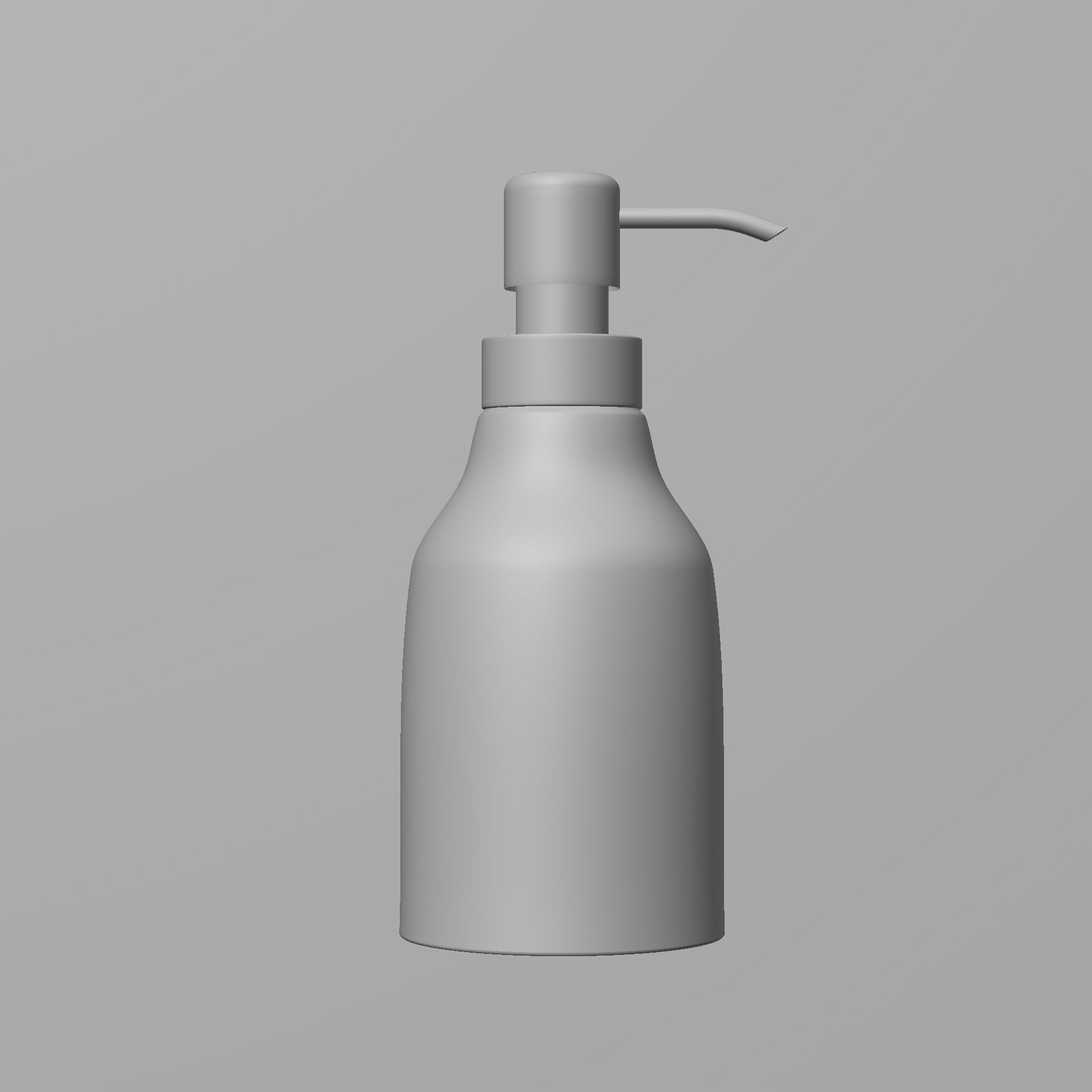 Soap Dispenser Low-poly 3D model_1