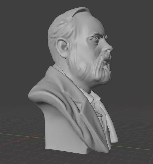 Philip Kindred Dick 3D print model_4