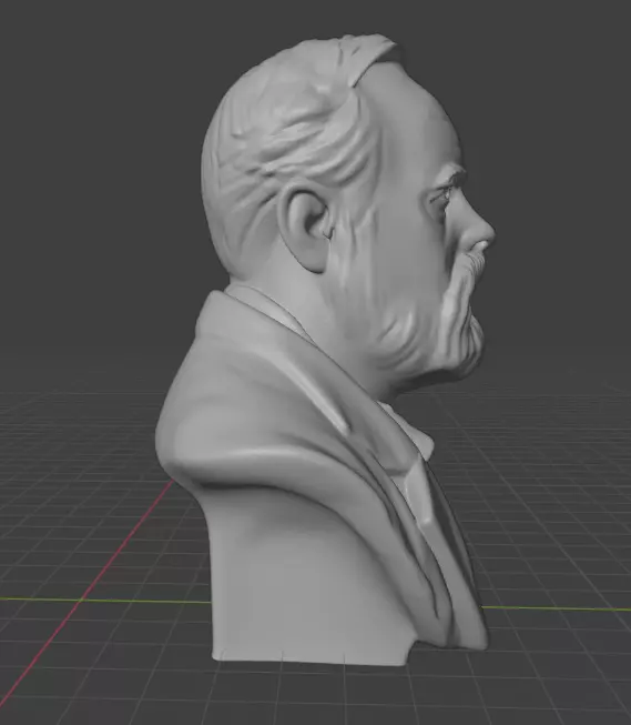 Philip Kindred Dick 3D print model_11