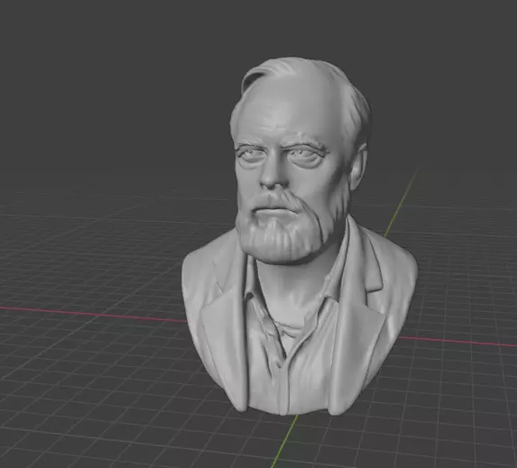 Philip Kindred Dick 3D print model_12