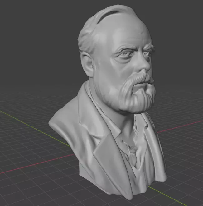 Philip Kindred Dick 3D print model_8