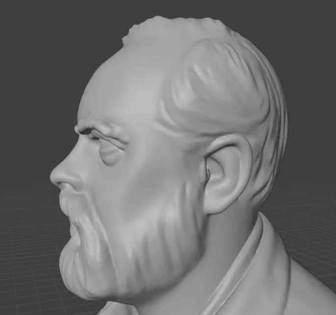 Philip Kindred Dick 3D print model_24