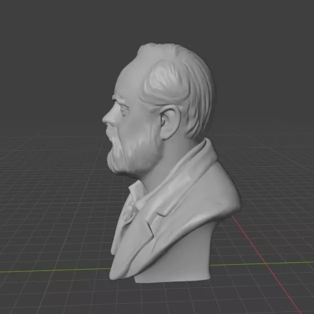 Philip Kindred Dick 3D print model_6