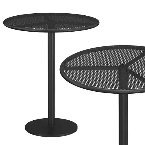 BOB OUTDOOR TABLE METAL - black